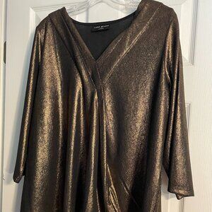 Bronze 3/4 sleeve top